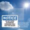 Signmission Do Not Enter Authorized Personnel Only Wait OSHA Notice Sign, Plastic, 10in W x 7in L, 2PK OS-2PACK-NS-P-710-L-11163 - alternate 6